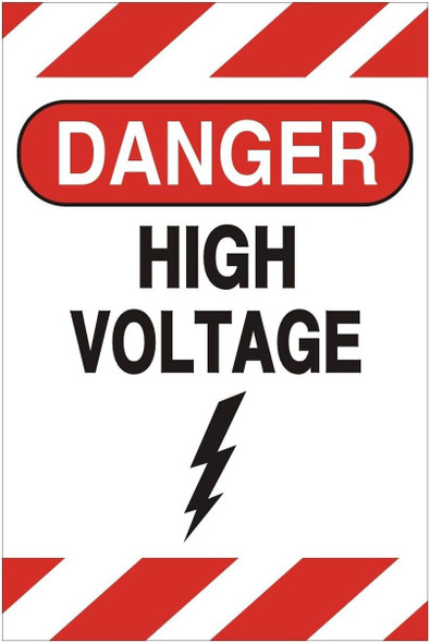 Danger HIGH Voltage Sign Danger HIGH Voltage Sign