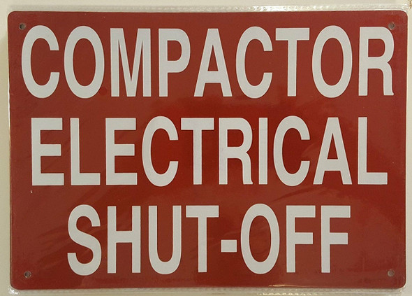 COMPACTOR ELECTRICAL SHUT OFF COMPACTOR ELECTRICAL SHUT OFF