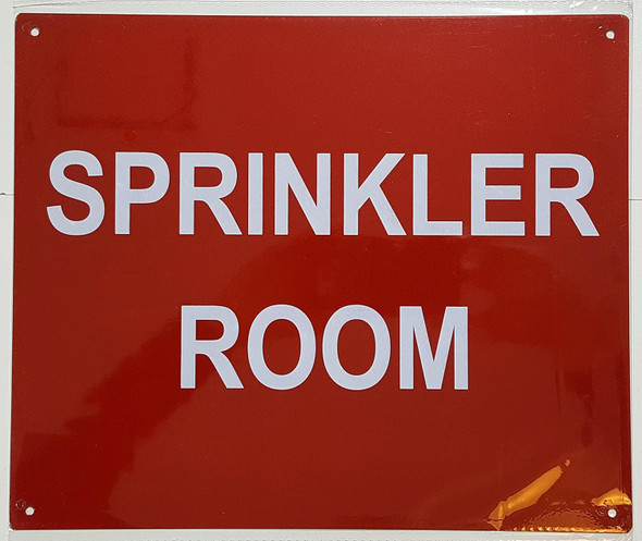 Sprinkler Room Sign Sprinkler Room Sign