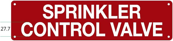 SPRINKLER CONTROL VALVE SIGN Fire Safety Sign SPRINKLER CONTROL VALVE SIGN Fire Safety Sign
