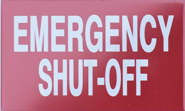 Emergency Shut-Off Emergency Shut-Off