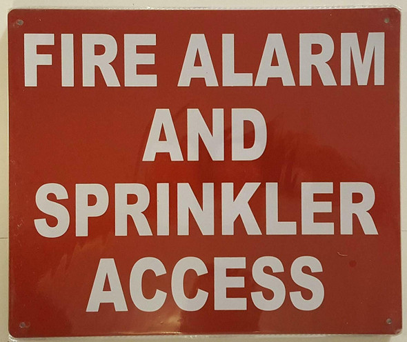 FIRE ALARM AND SPRINKLER ACCESS FIRE ALARM AND SPRINKLER ACCESS