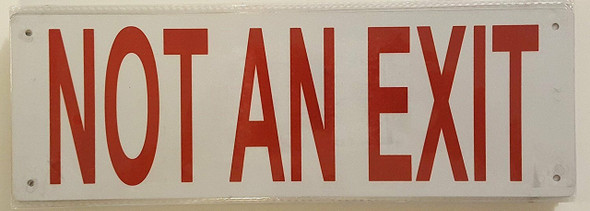 NOT AN EXIT NOT AN EXIT