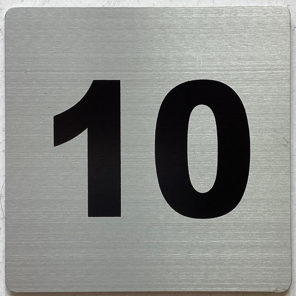 Apartment number 1O SignUNIT NUMBER 1O SIGN Apartment number 1O SignUNIT NUMBER 1O SIGN