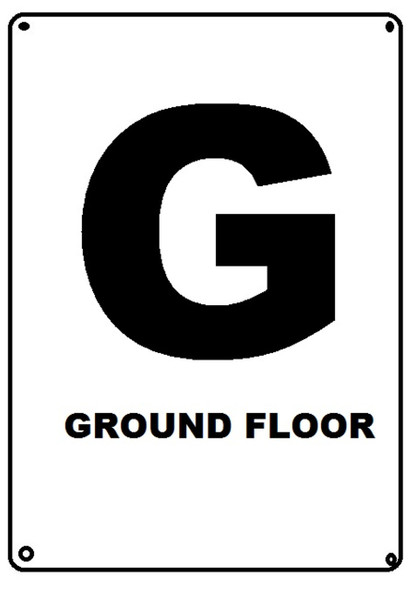 GROUND FLOOR NUMBER SIGN GROUND FLOOR NUMBER SIGN