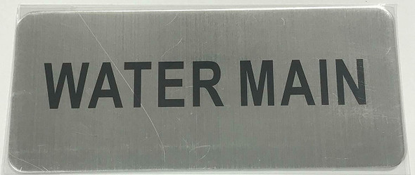WATER MAIN SIGN WATER MAIN SIGN