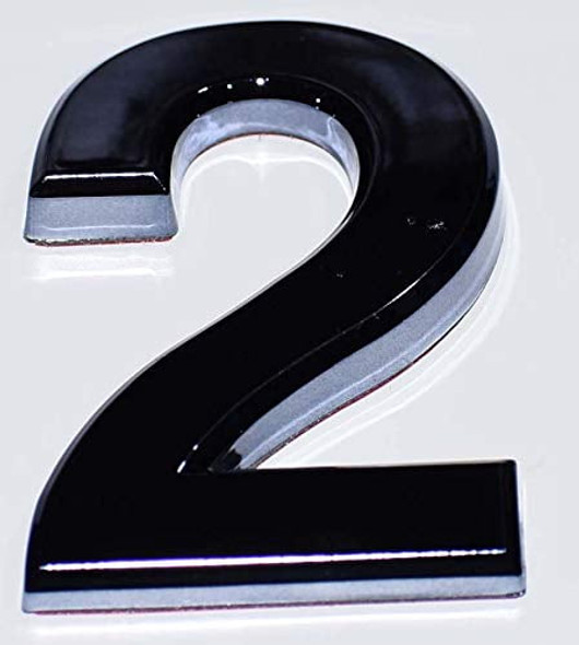 Apartment Number Sign/Mailbox Number Sign, Door Number Sign. Number 2 Apartment Number Sign/Mailbox Number Sign, Door Number Sign. Number 2