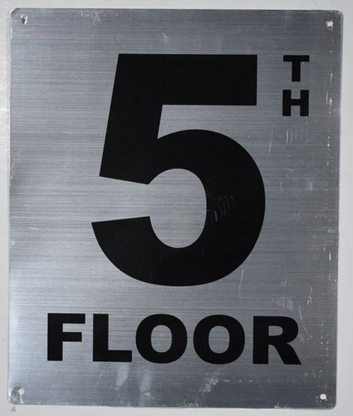 5th Floor Sign 5th Floor Sign