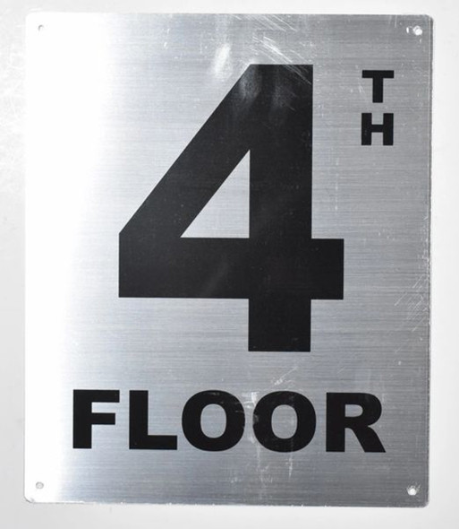 4th Floor Sign 4th Floor Sign