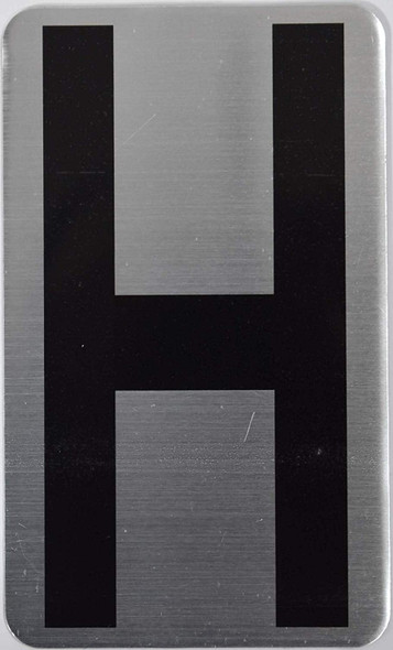 House Number Letter/Apartment Number Letter- Letter H House Number Letter/Apartment Number Letter- Letter H