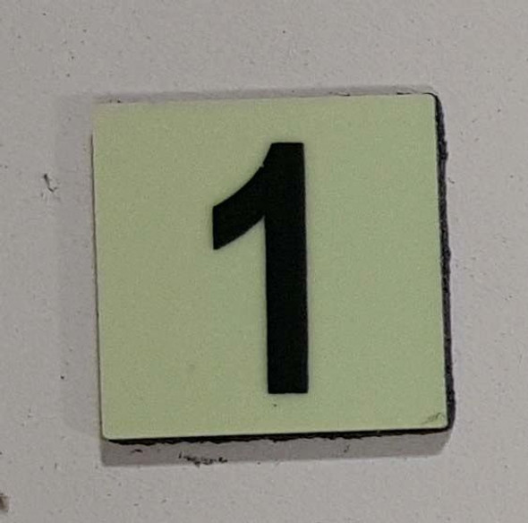 Glow in dark Number 1 sign The Liberty Line Glow in dark Number 1 sign The Liberty Line