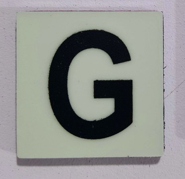 Glow in dark Number G sign The Liberty Line Glow in dark Number G sign The Liberty Line