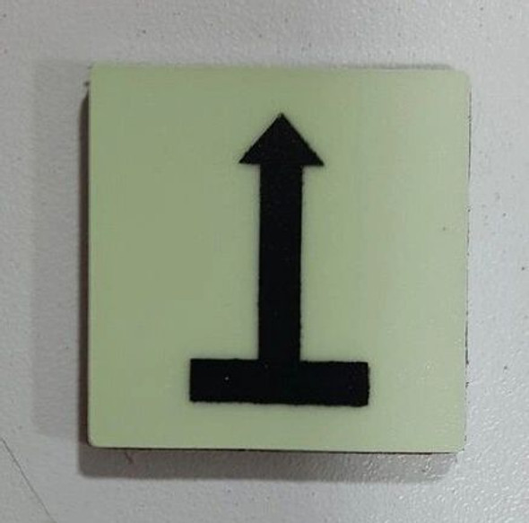 Glow in dark Upwards Arrow Emergency Marking Sign The Liberty Line Glow in dark Upwards Arrow Emergency Marking Sign The Liberty Line