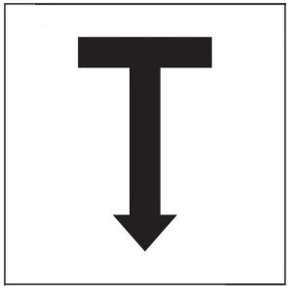 PHOTOLUMINESCENT DOWNWARD ARROW SIGN HEAVY DUTY / GLOW IN THE DARK "DOWNWARDS ARROW" SIGN HEAVY DUTY PHOTOLUMINESCENT DOWNWARD ARROW SIGN HEAVY DUTY / GLOW IN THE DARK "DOWNWARDS ARROW" SIGN HEAVY DUTY