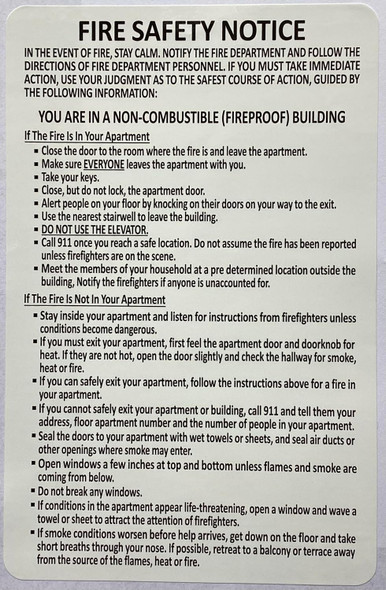 STICKER HPD NYC DOOR FIRE SAFETY NOTICE FIRE PROOF BUILDING/DOOR FIRE SAFETY NOTICE FIRE PROOF BUILDING STICKER HPD NYC DOOR FIRE SAFETY NOTICE FIRE PROOF BUILDING/DOOR FIRE SAFETY NOTICE FIRE PROOF BUILDING