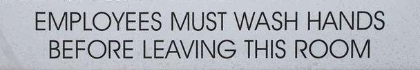 EMPLOYEES MUST WASH HANDS EMPLOYEES MUST WASH HANDS