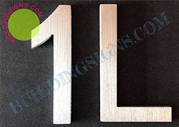 Apartment Number 1L Sign Apartment Number 1L Sign