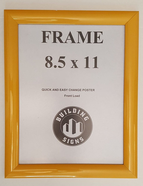 Yellow Snap Poster Frame/ Picture Frame / notice frame  Front Load Easy Open Snap frame Yellow Snap Poster Frame/ Picture Frame / notice frame  Front Load Easy Open Snap frame