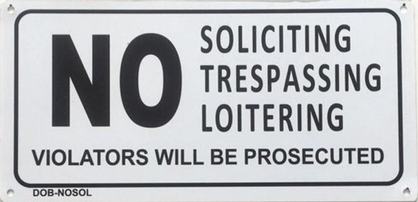 NO SOLICITING SIGN NO SOLICITING SIGN