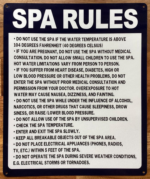 SPA RULE SIGN
