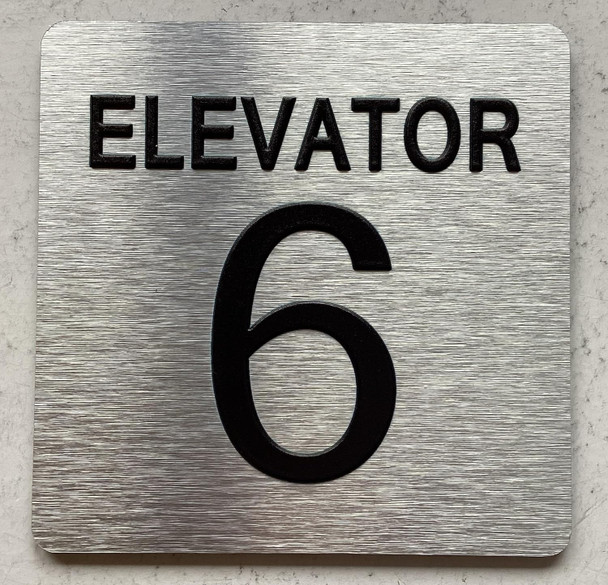 ELEVATOR NUMBER 6 THE PARK AVE LINE SIGN