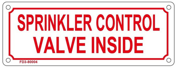 Sprinkler Control Valve Inside