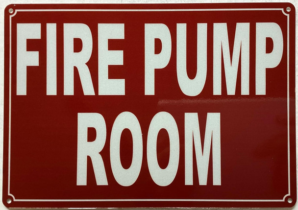 FIRE PUMP ROOM SIGN