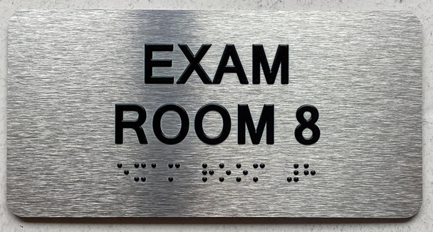 EXAM ROOM SIGNS WITH RAISED LETTERS (EXAM ROOM 8)