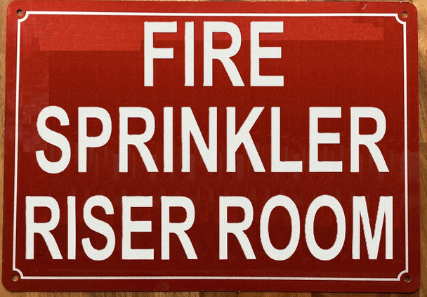 FIRE SPRINKLER RISER ROOM SIGN