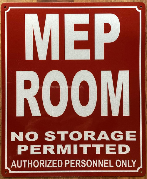 MEP ROOM SIGN/MECHANICAL