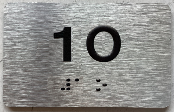 APT# 1O SILVER Sign