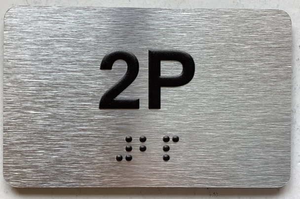 APT# 2P SILVER Sign