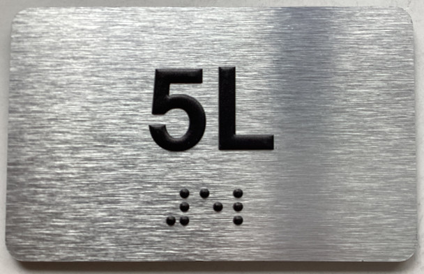 APT# 5L SILVER Sign