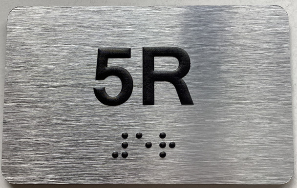 APT# 5R SILVER Sign