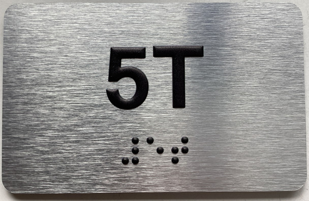 APT# 5T SILVER Sign
