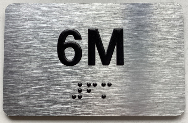 APT# 6M SILVER Sign