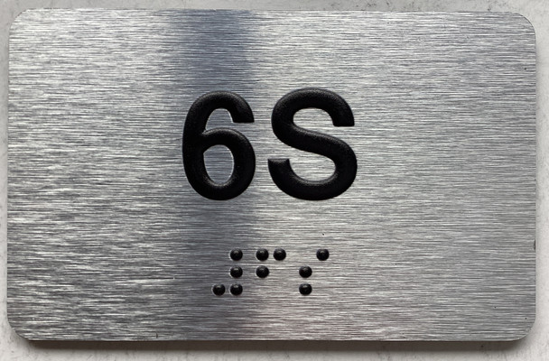 APT# 6S SILVER Sign