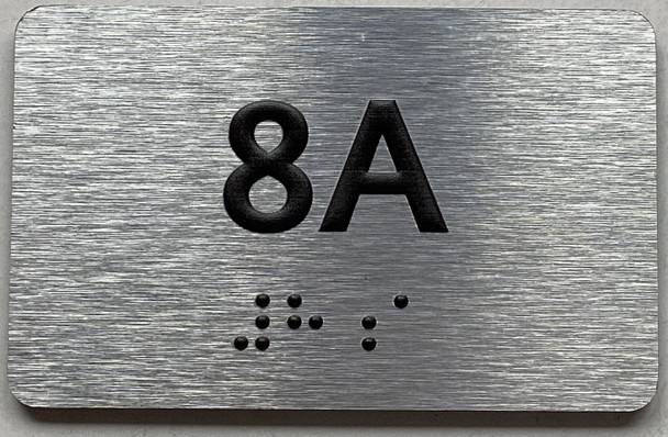 APT# 8A SILVER Sign