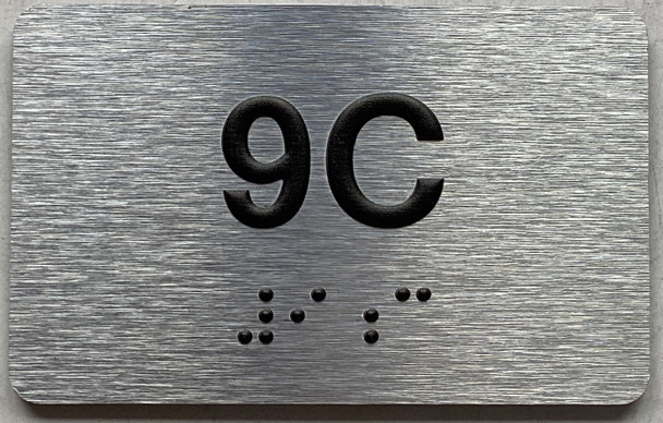 APT# 9C SILVER Sign