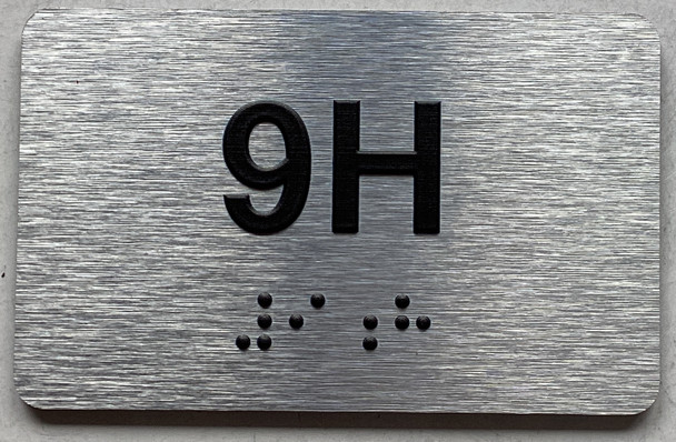 APT# 9H SILVER Sign