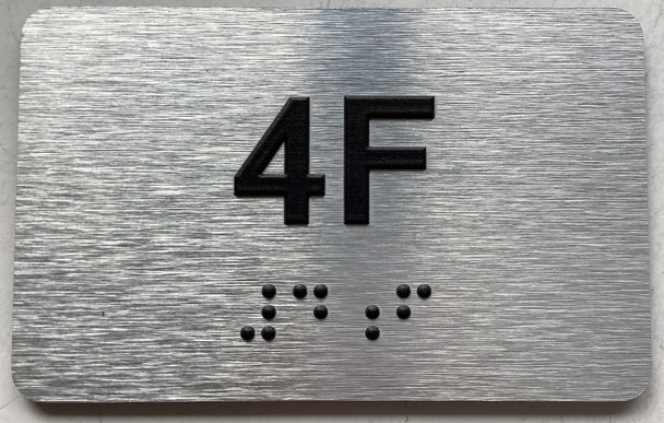 APT# 4F Sign