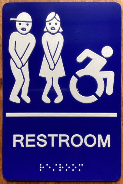 Restroom Accessible Sign
