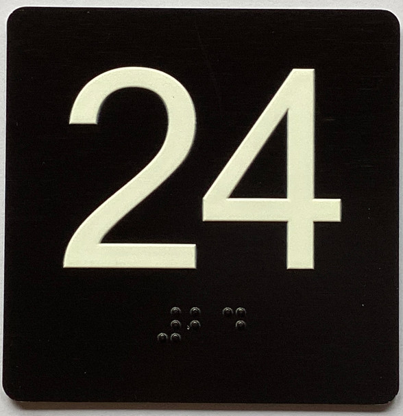 24 Sign with Raised Letters Sign