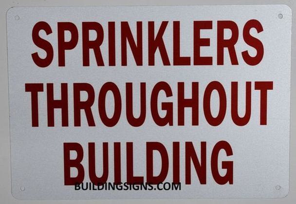 SPRINKLERS Throughout Building