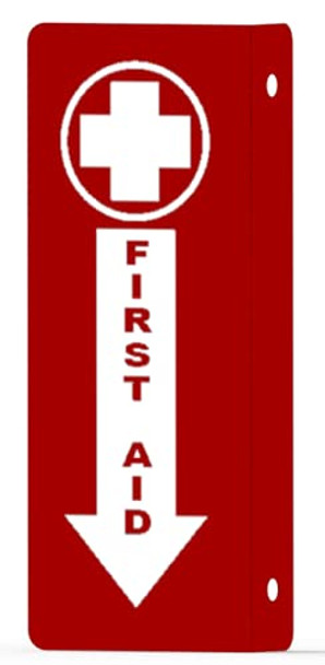 First AID Arrow Down Projection-First AID Hallway First AID Arrow Down Projection-First AID Hallway