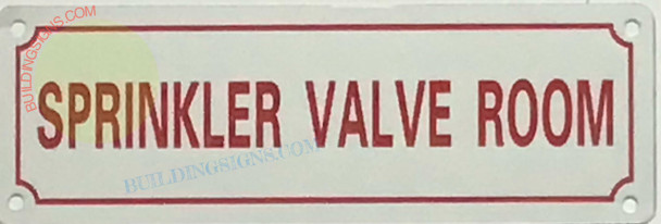 SPRINKLER VALVE ROOM