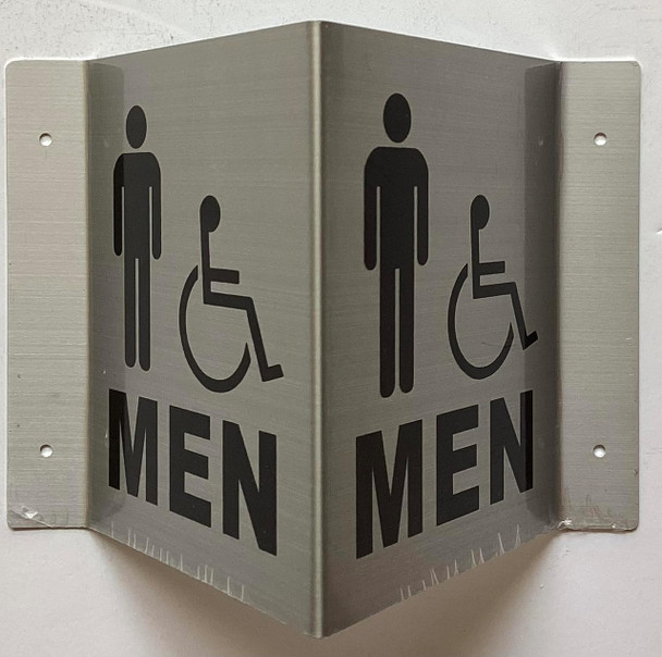 Corridor Men restroom accessible-Men restroom accessible Hallway Corridor Men restroom accessible-Men restroom accessible Hallway