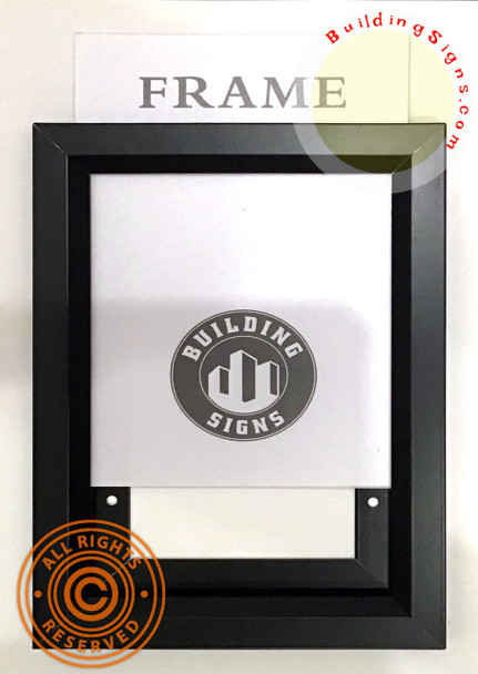 Inspection Frame 6x9 Black