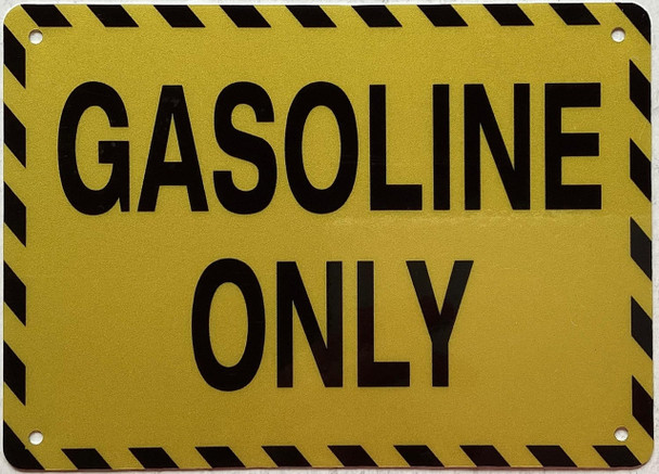 GASOLINE ONLY GASOLINE ONLY