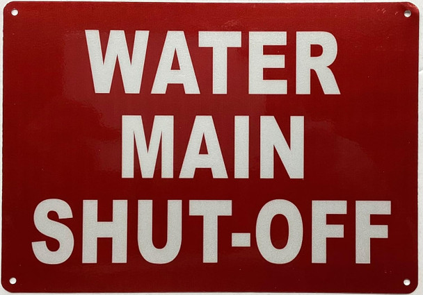WATER MAIN Shut-OFF WATER MAIN Shut-OFF